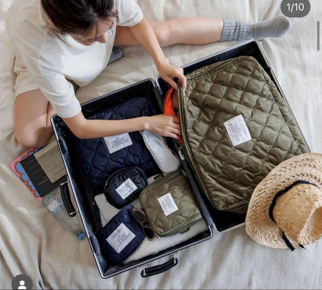 【未開封】FORME東原亜希トラベルポーチ3セットブラック【定価14,300円】