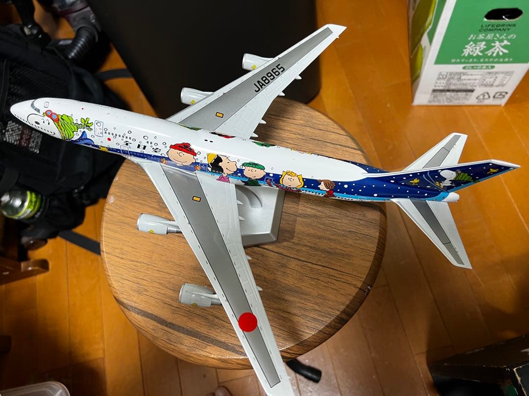 航空機・ヘリコプター SQ wings Boeing747-400 JA8965 1:200