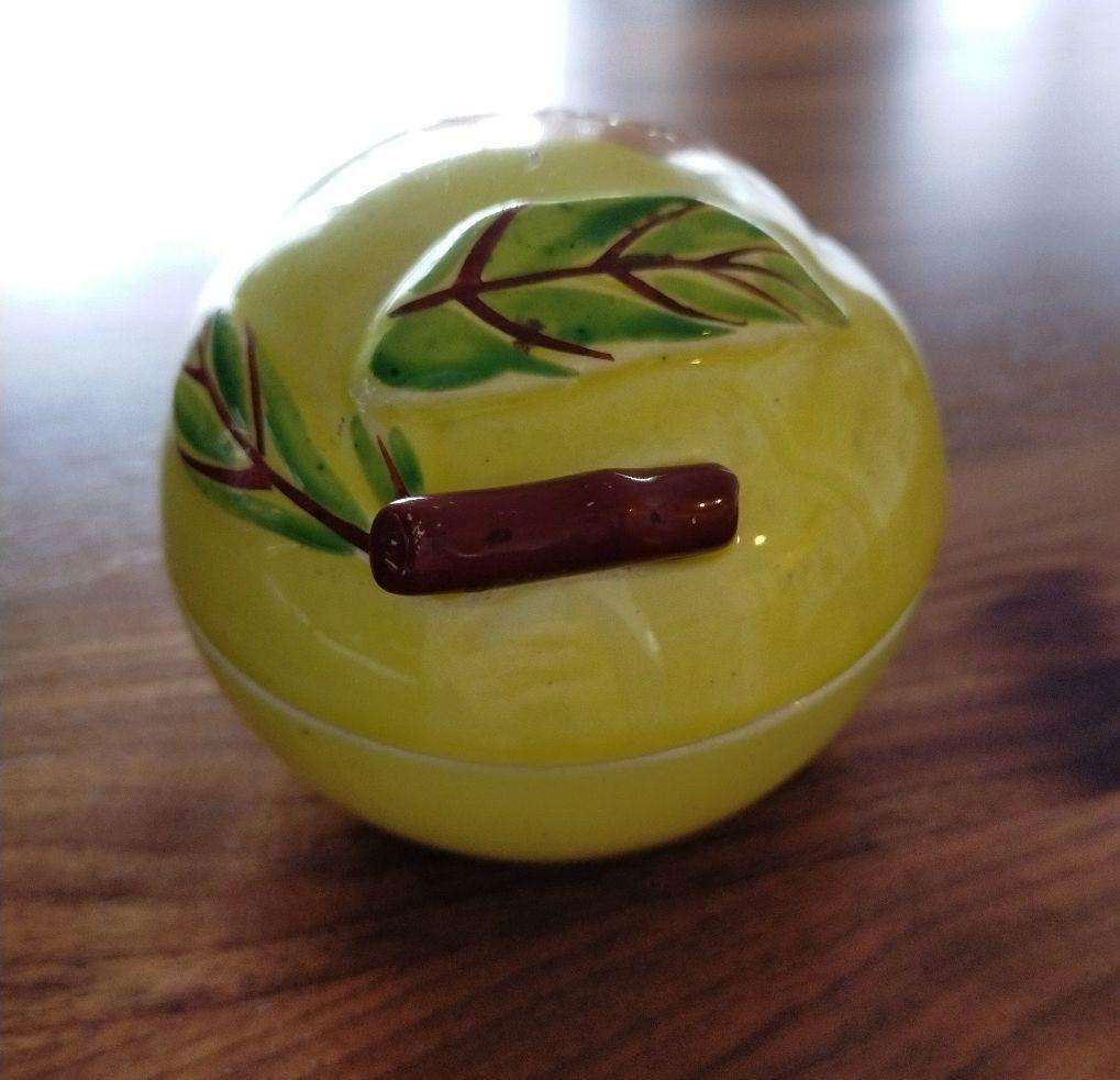 珉平焼　淡路焼　アンティーク　骨董　小物入れ　香合