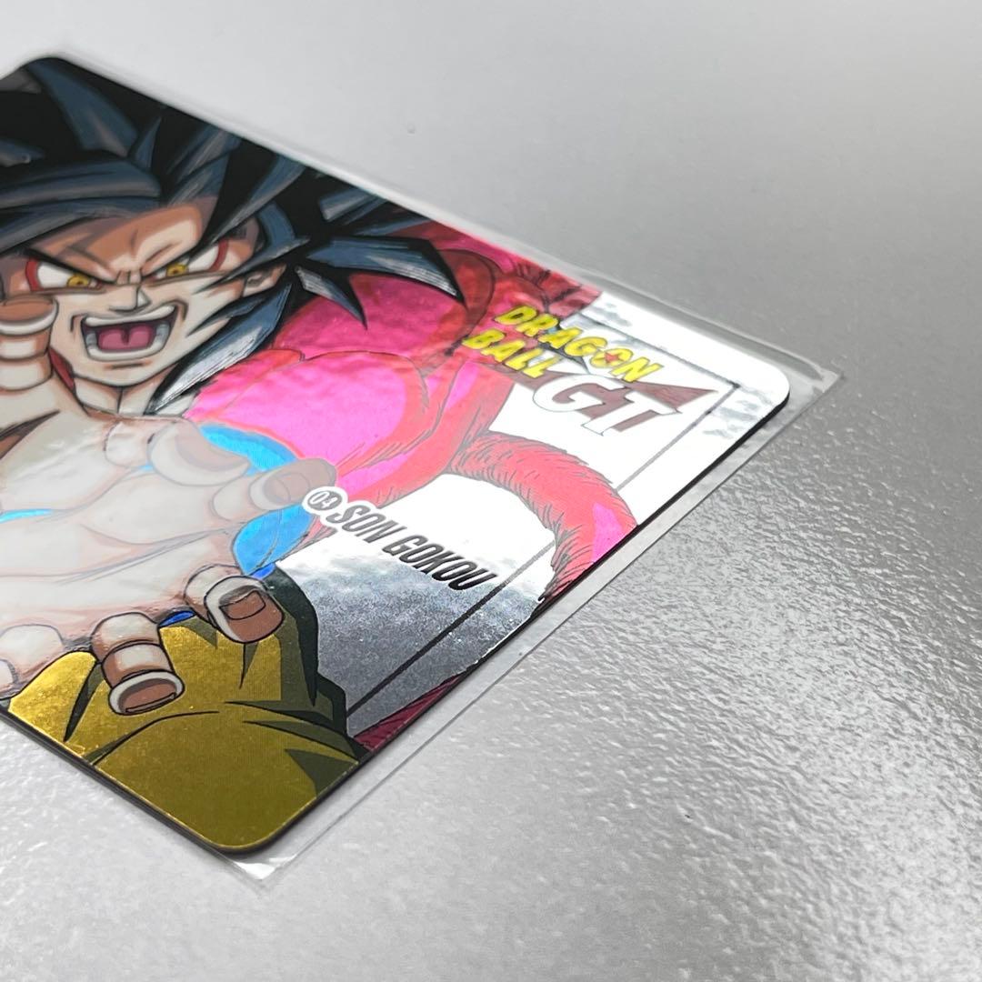 希少　未剥がし　ドラゴンボールGT 孫悟空カード 1991年製　バンダイ　04