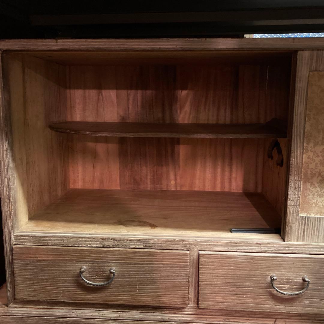 桐タンス　古家具　箪笥　テレビ台　チェスト　アンティーク　レトロ　古民家　岐阜