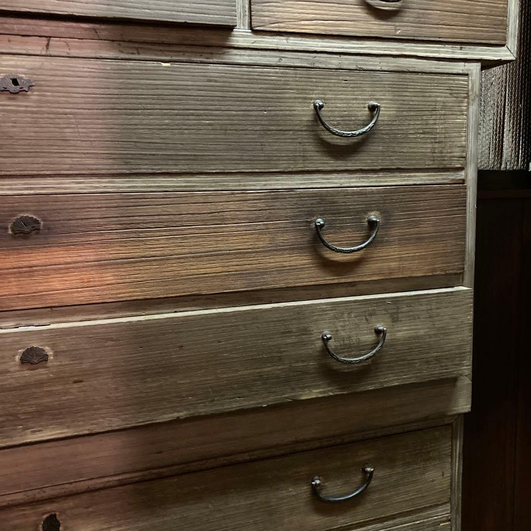 桐タンス　古家具　箪笥　テレビ台　チェスト　アンティーク　レトロ　古民家　岐阜