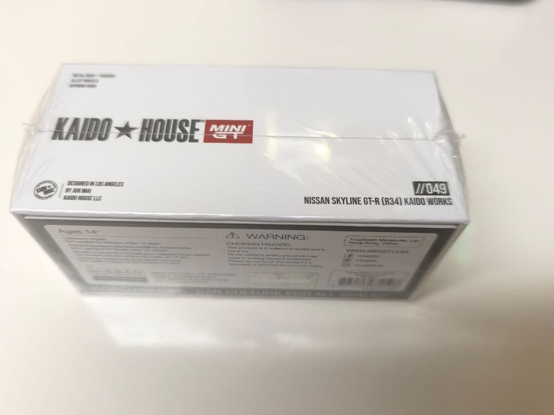 ミニカー KAIDO HOUSE NISSAN SKYLINE GT-R R34 049