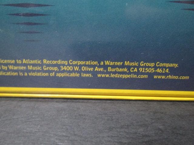 sealed EU盤 Celebration Day Led Zeppelin