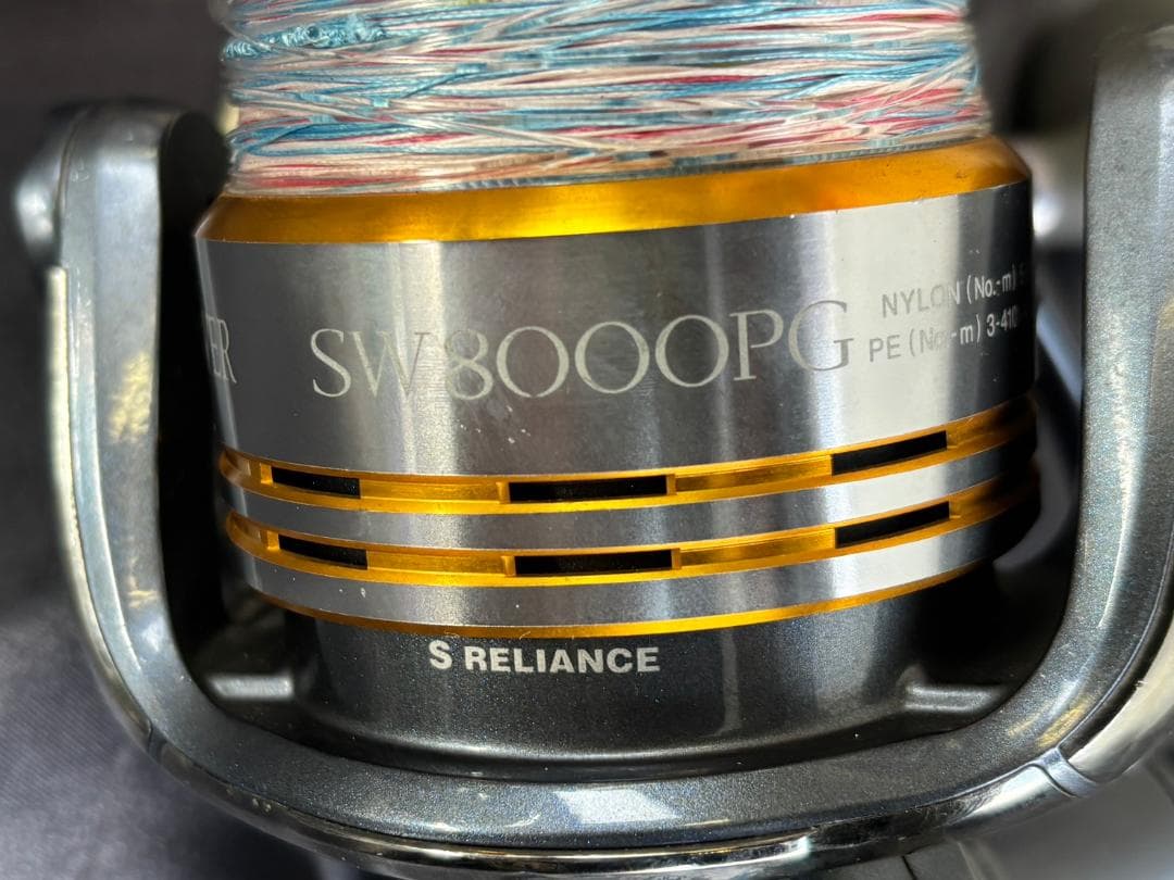 ツインパワー SW8000PG スピニングリール PE３号（300ｍ）付