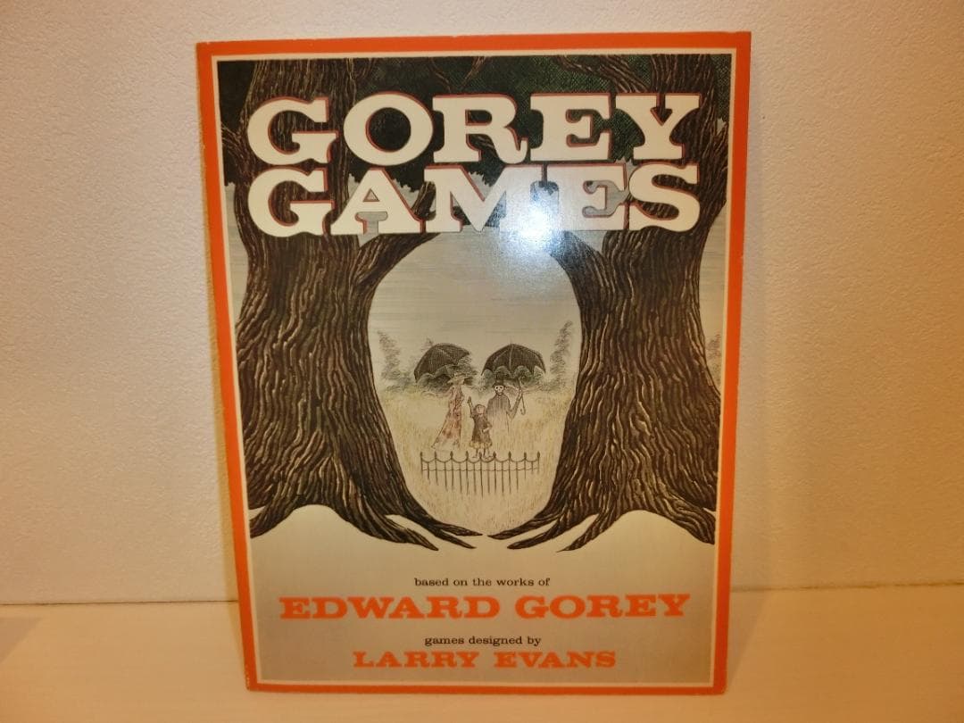 美本　GOREY GAMES　エドワードゴーリー　サイン本