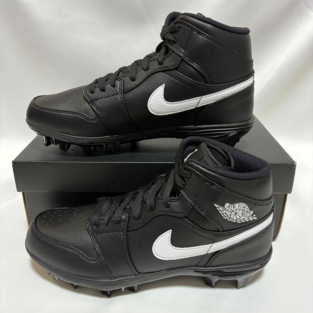 Jordan 1 Mid TD Black　アメフト スパイク 27.5cm　E