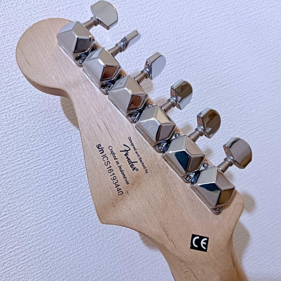 Squier エレキギター ストラトキャスター ブラック 【メンテ済】