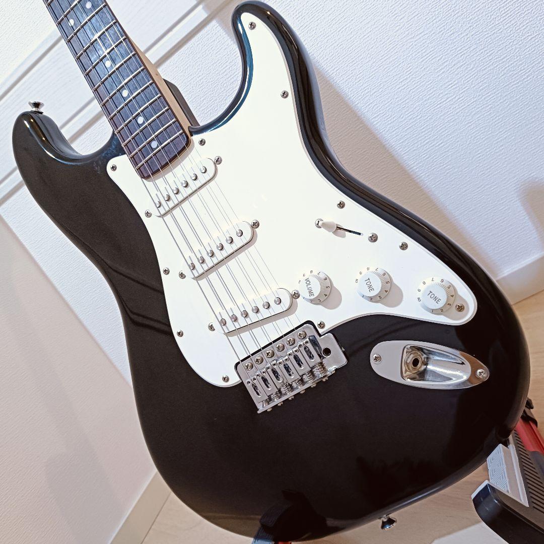 Squier エレキギター ストラトキャスター ブラック 【メンテ済】