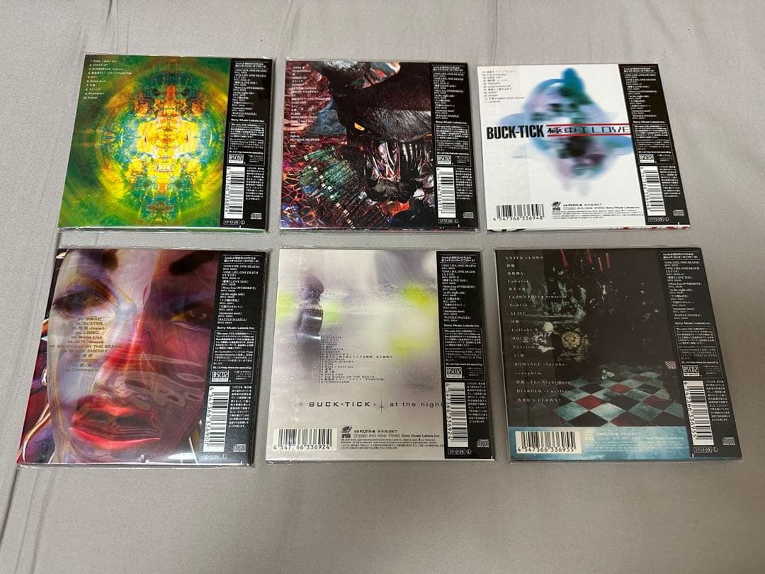 BUCK-TICK 紙ジャケット (Blu-spec CD2) 6枚セット