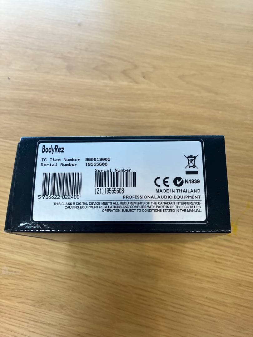 tc electronic BODYREZ ギターエフェクター