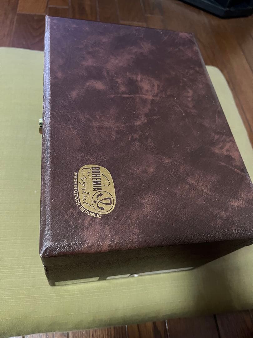 ボヘミアクリスタルガラス フラワーベース 高さ約25cm 値下げしました