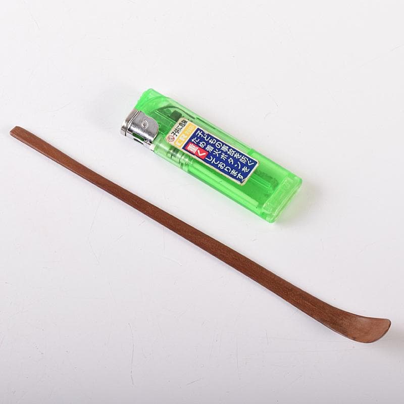 茶道具　梅茶杓　銘「仁怒」　表千家宗左（而妙斎）書付　共筒共箱　M　R7971