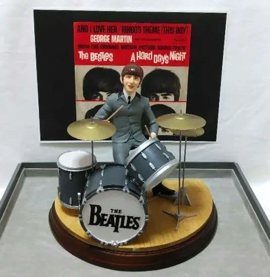 ビートルズAPPLE CORPS特注人形♣渋谷西武店舗BEATLESディスプレイ