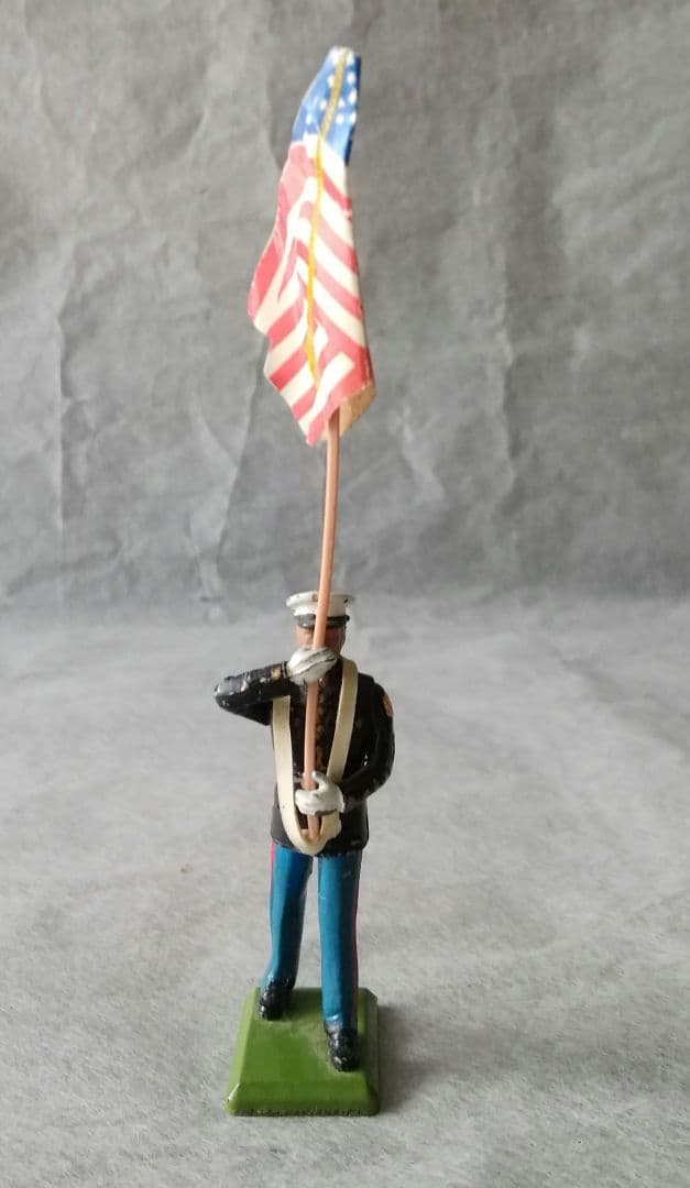 鉛の兵隊　米国海兵隊パレード　BRITAINS　英国製　ヴィンテージフィギュア