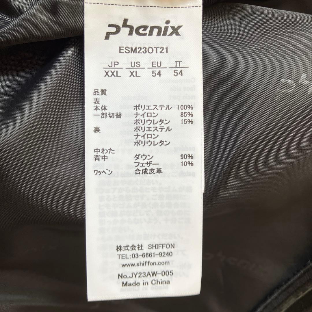 #2J✨新品phenix✨スキー スノボ ウェア ダウンジャケット メンズXXL