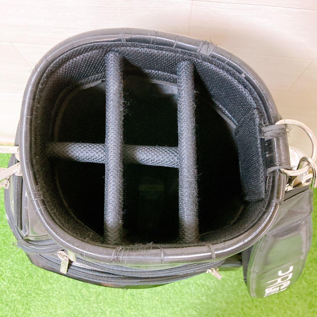 5.プロギア　3点式　高級キャディーバッグ　ゴルフクラブケース　保冷ポケット付き