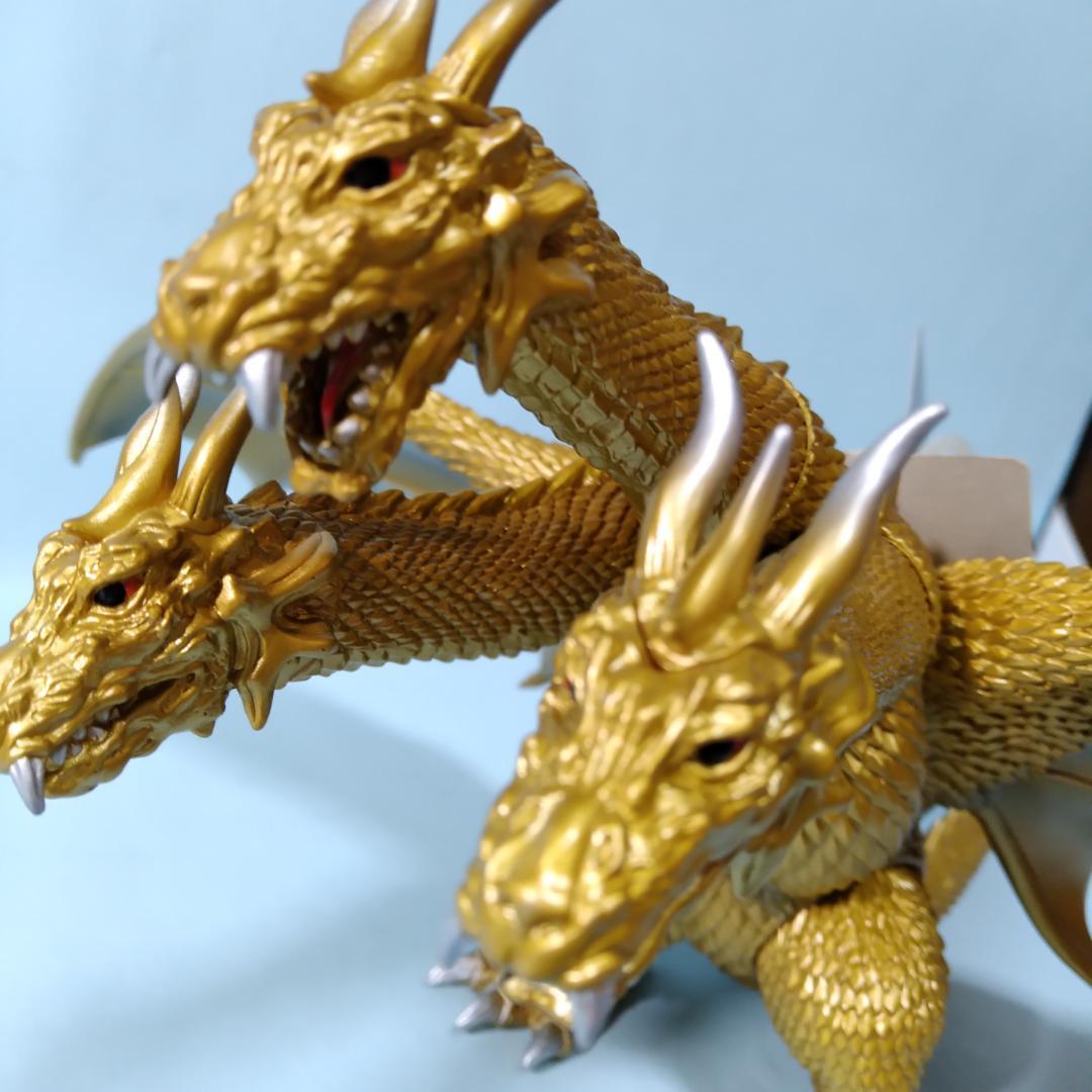 【未使用 タグ付】「Ｇ M K 大怪獣総攻撃」2002 公開当時物 ４体セット