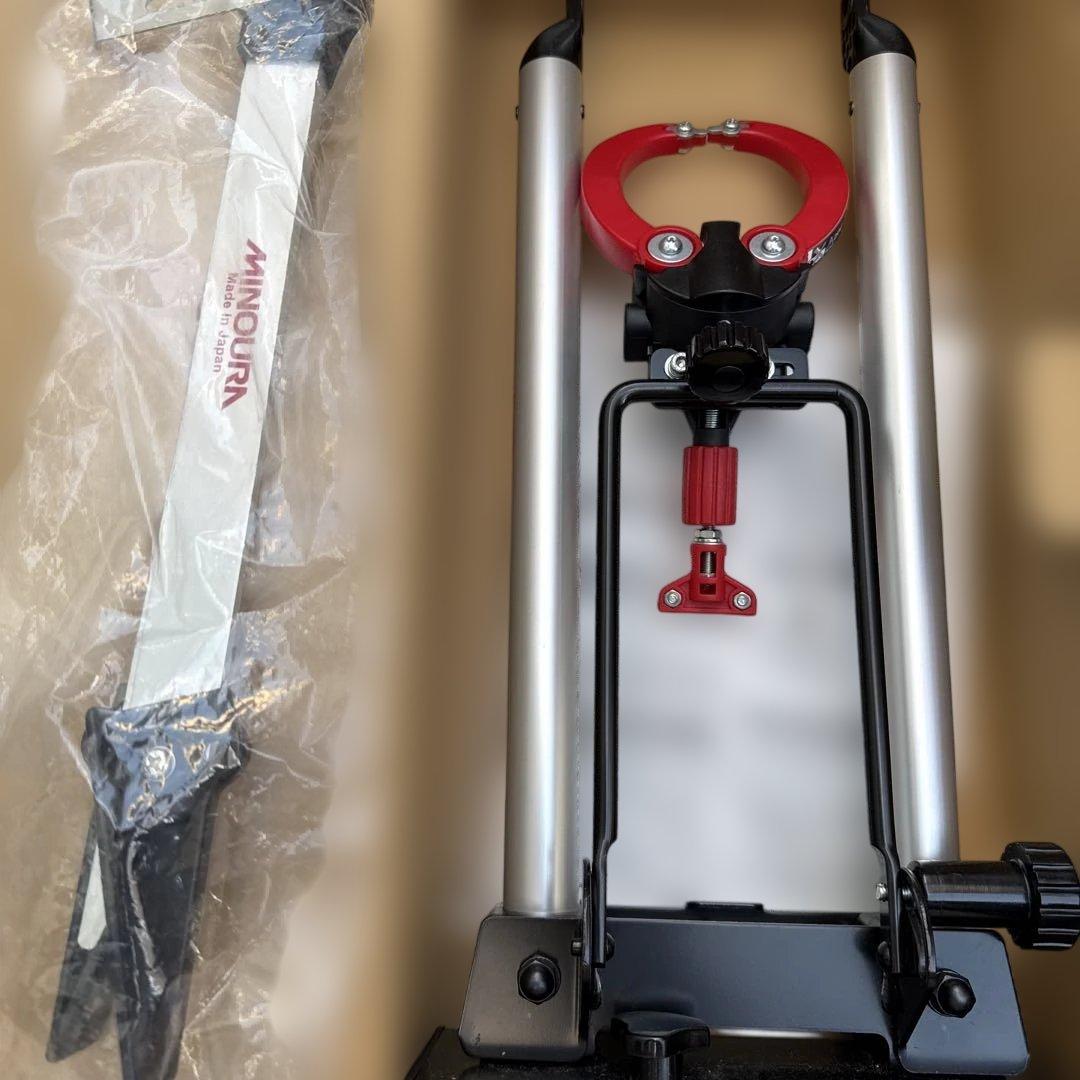 ミノウラ MINOURA FT-1 ポータブル 振れ取り台 センターゲージ付