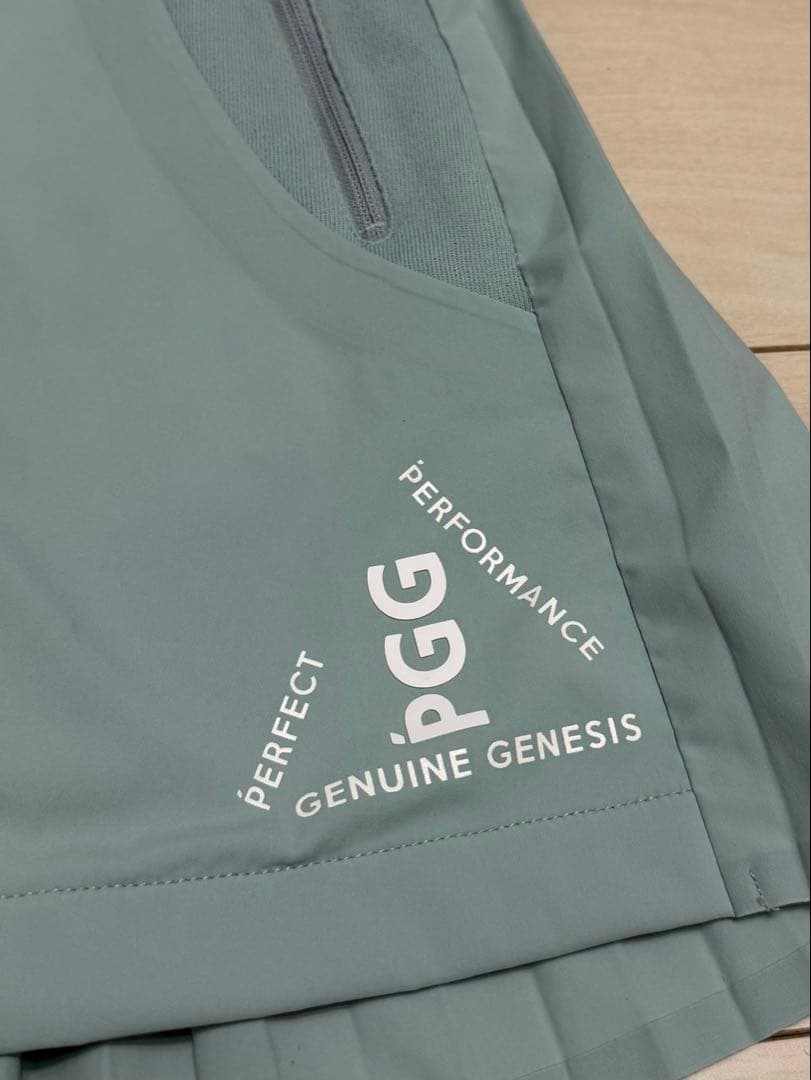 PGG◾️セットアップ◾️フルジップパーカー　スカート　アクアグリーン