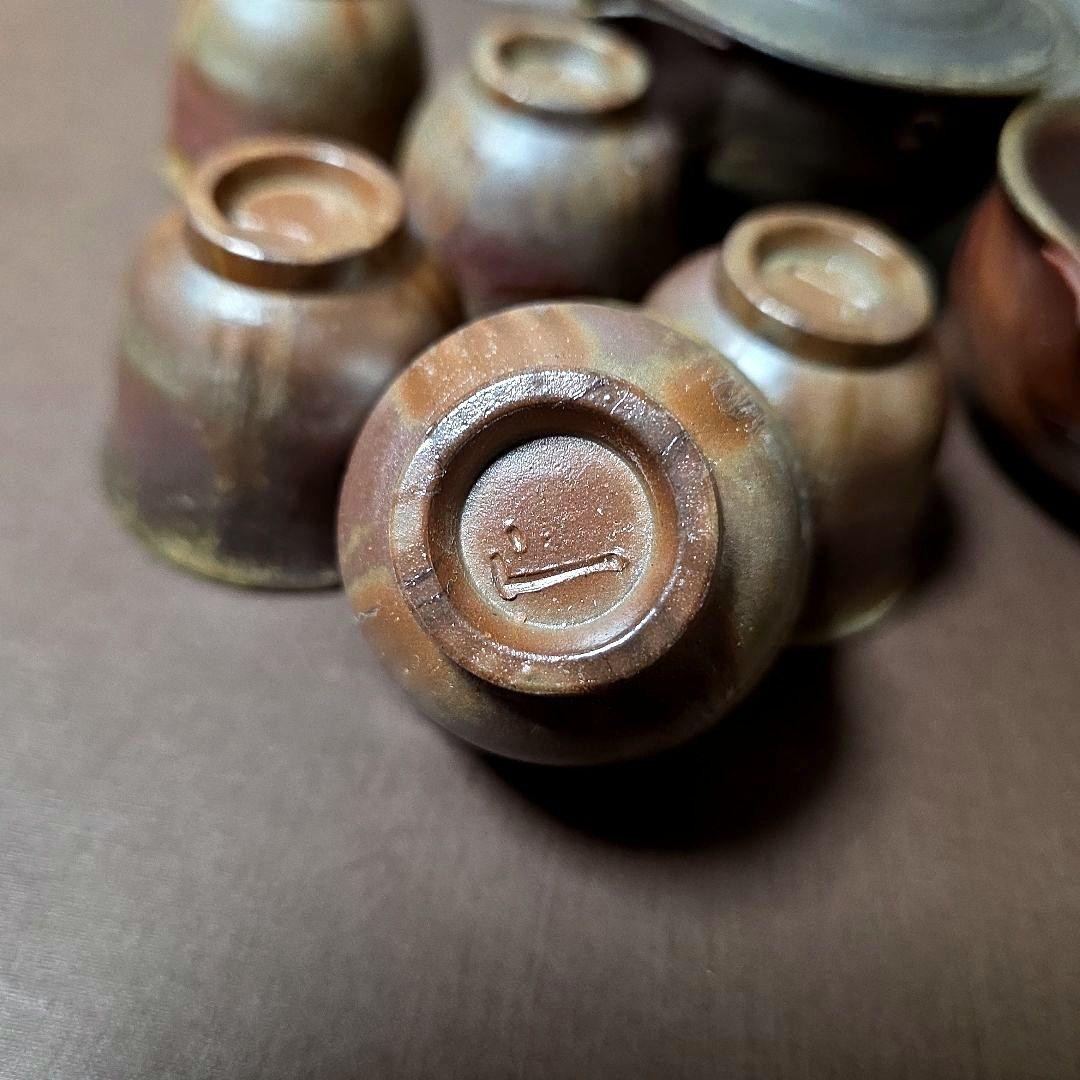 備前焼　煎茶器揃