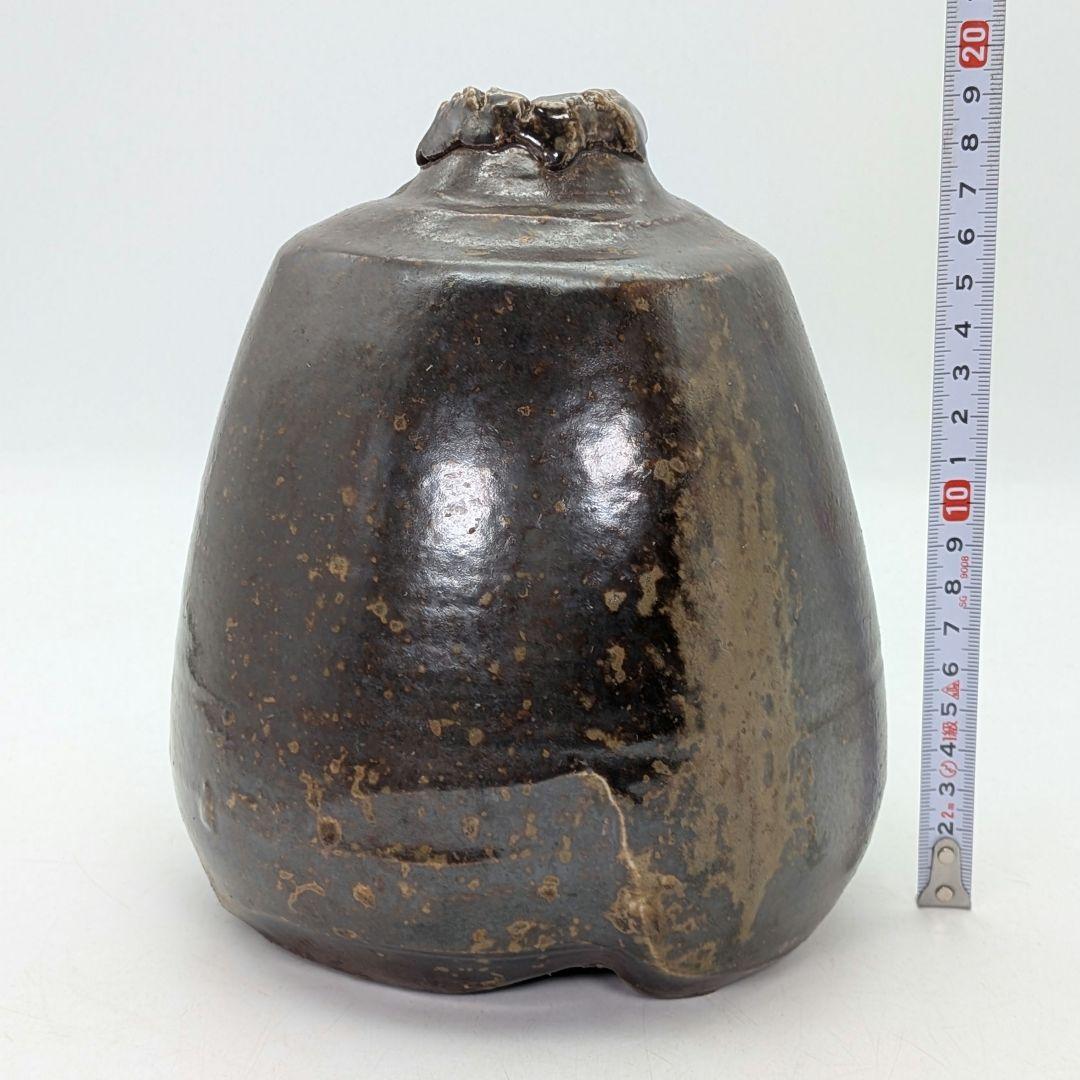 今成研二 備前焼 花器 フラワーベース 花瓶 一輪挿し花入 華道具 茶道具 花生