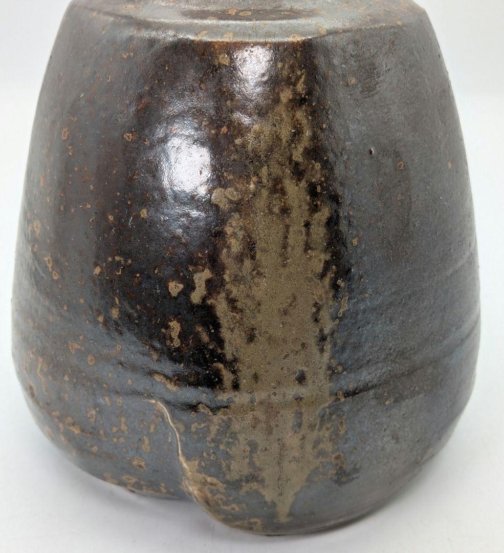 今成研二 備前焼 花器 フラワーベース 花瓶 一輪挿し花入 華道具 茶道具 花生