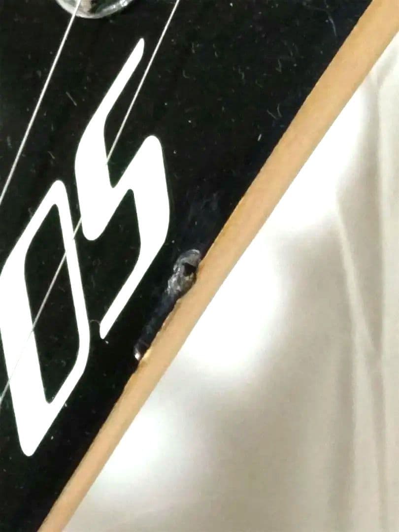 POS エレキギター シルバー色