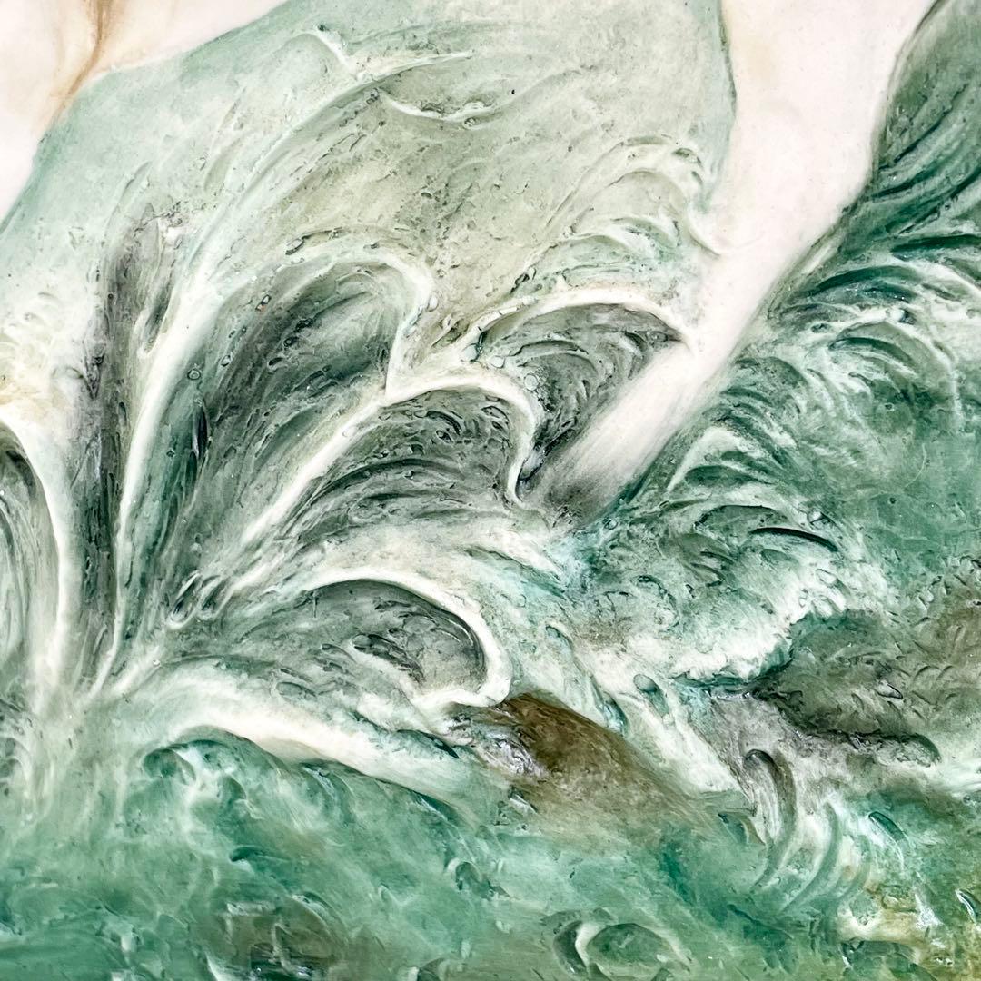 イタリア porcellane PRINCIPE プリンシペ 陶額 白馬 高級