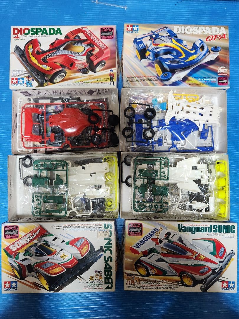 9/10まで出品 ミニ四駆 55台まとめ売り 未組立品 ビートマグナムGPA