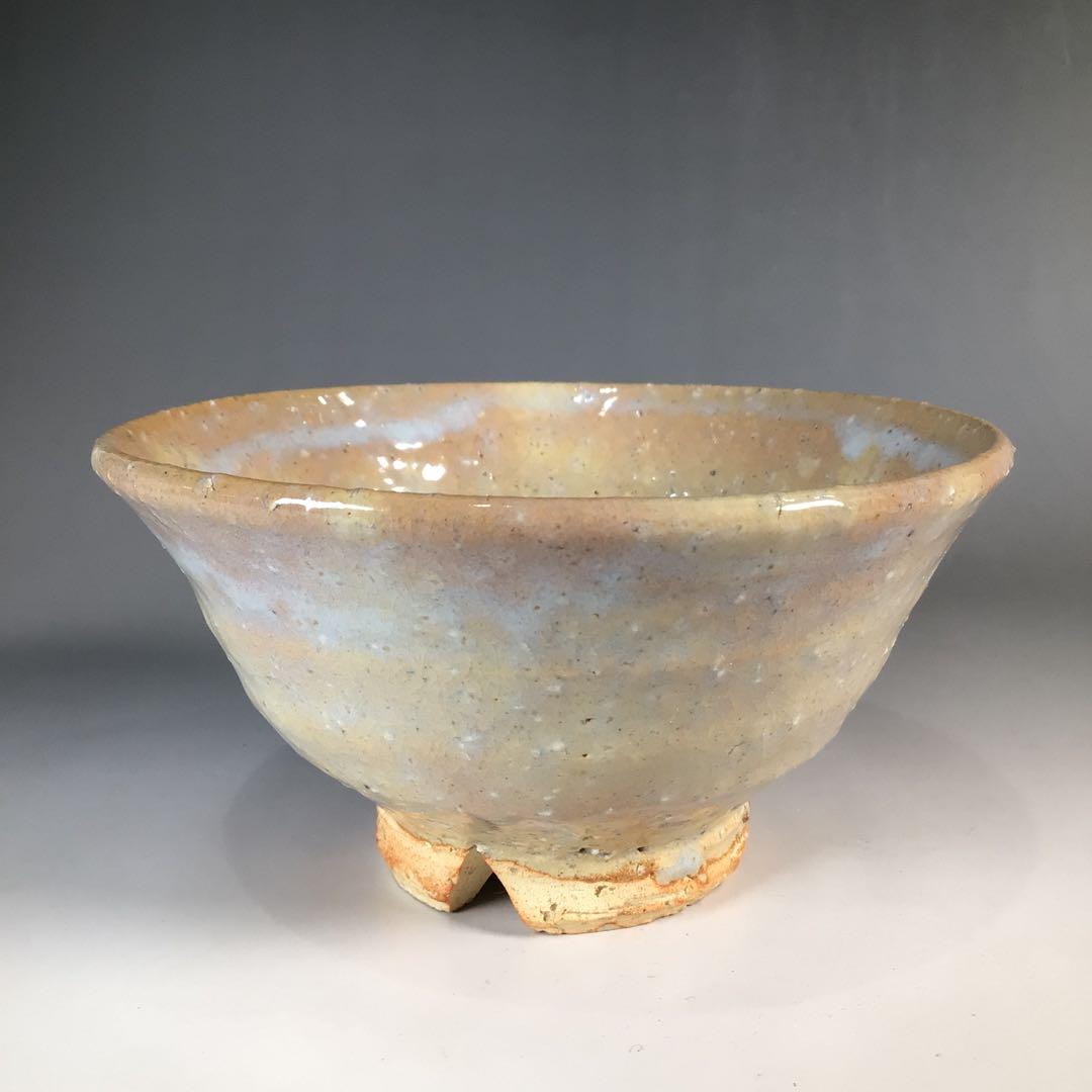 Ｎ３８５　茶碗　『萩焼』『泉流山　吉賀大眉造』　抹茶碗　共箱　茶道具