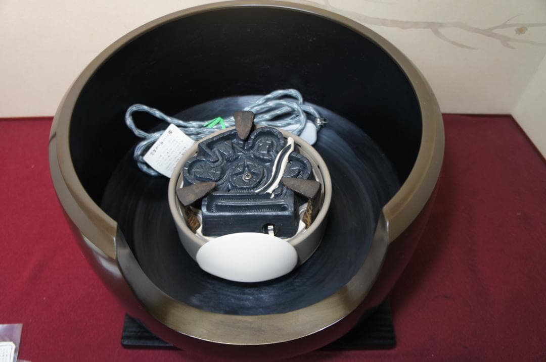 ☆唐銅面取風炉 在銘 棗釜 釜環 電熱器 他フルセット送料込み
