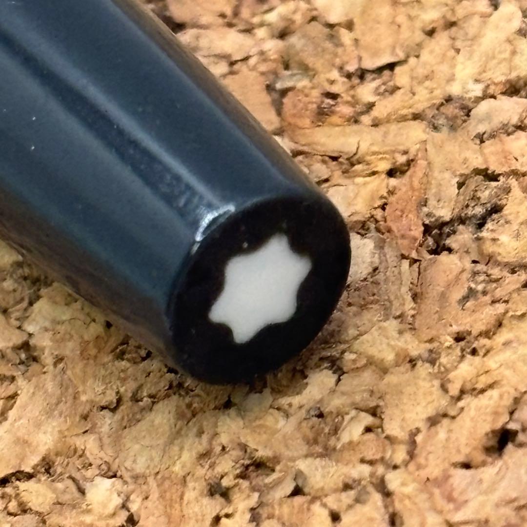 MONTBLANC 万年筆 No,24 青色インクビュー ブラック