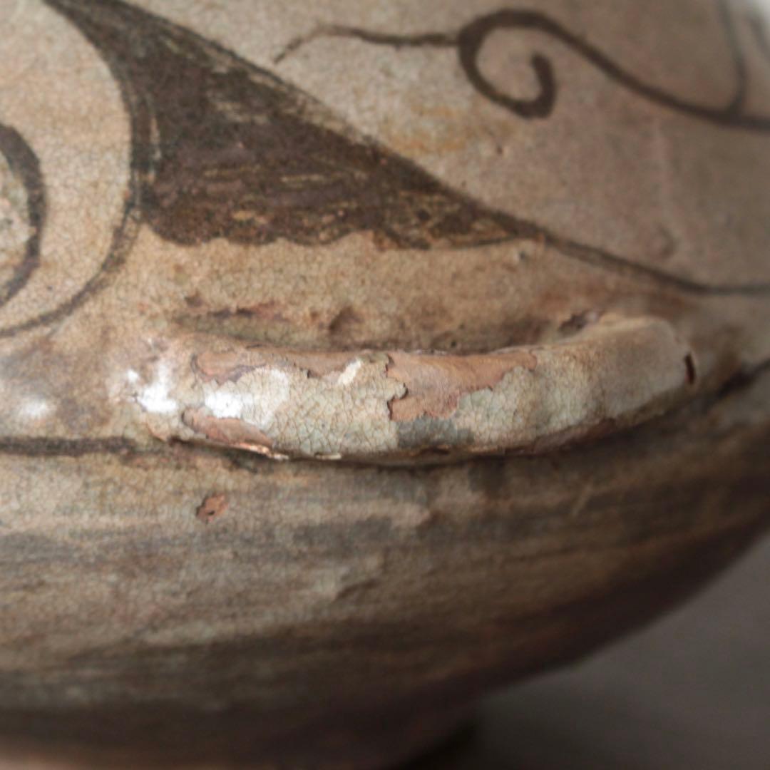 鉄絵 刷毛目 祭器形 片口 水注 古美術 朝鮮美術 古道具 アンティーク