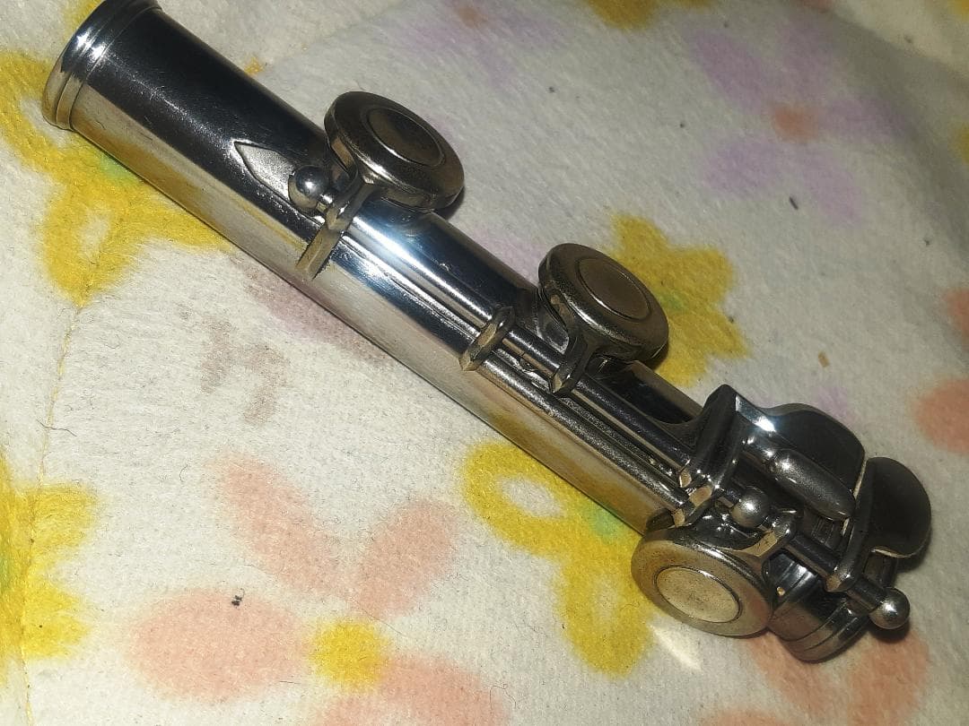 頭部管銀製　SANKYO　ETUDE　TOKYO　分解調整済　良音(^^♪