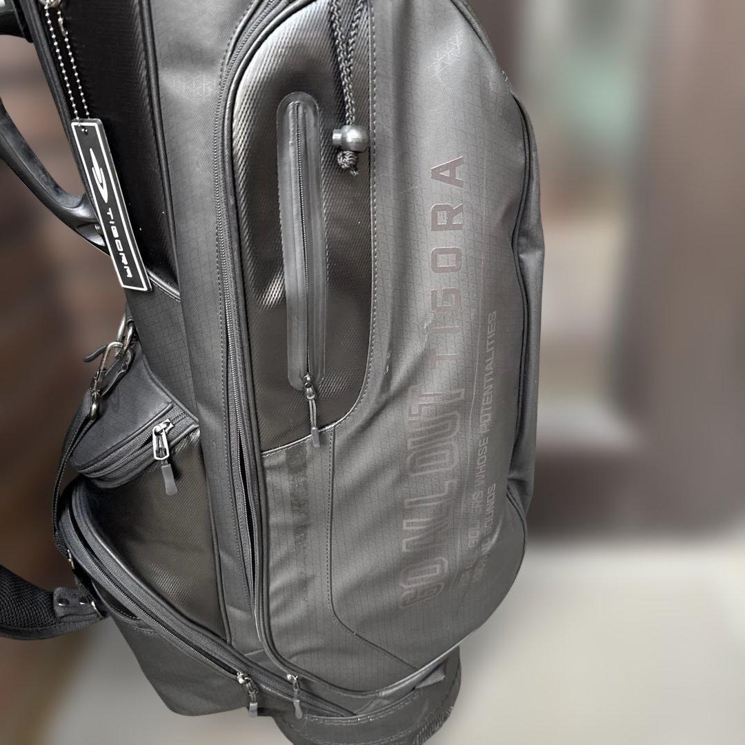 美品　キャディバッグ ティゴラ軽量 ゴルフ TIGORA