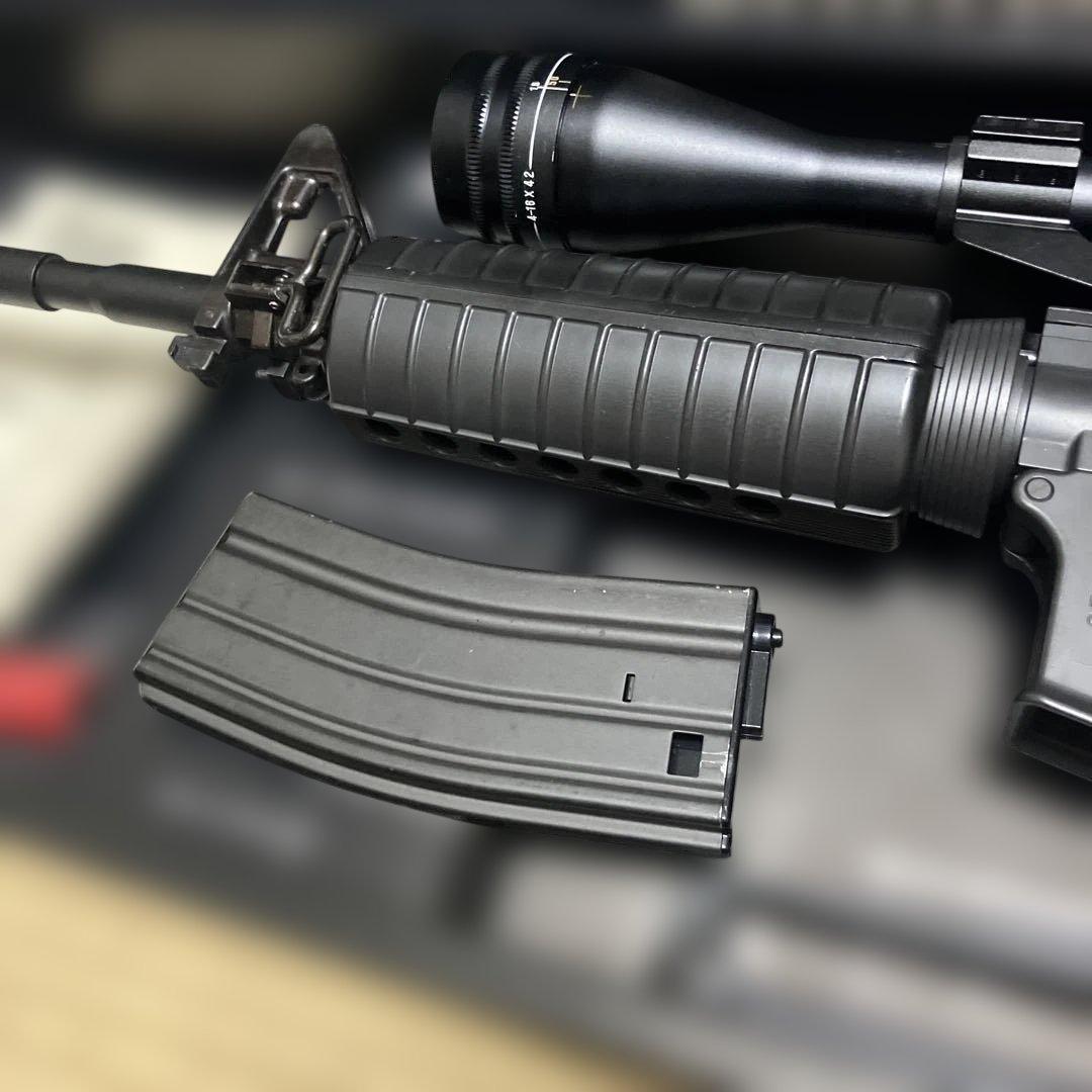 東京マルイスタンダード電動ガンM4A1美品動きます豪華セットキャロムショット塗装