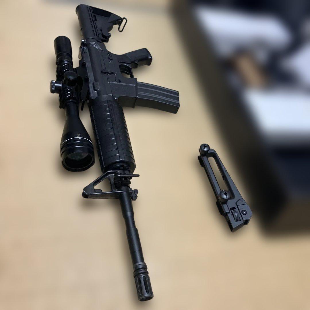 東京マルイスタンダード電動ガンM4A1美品動きます豪華セットキャロムショット塗装