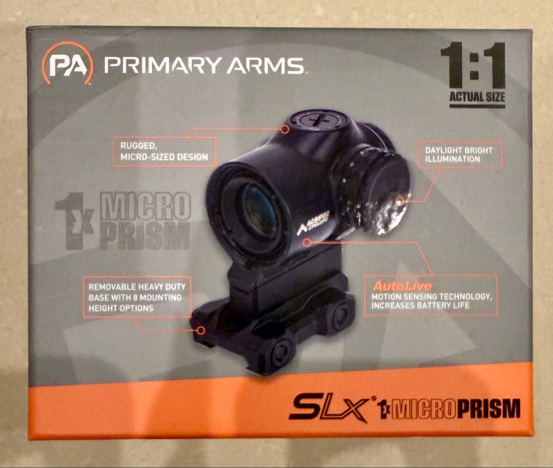 PrimaryArms SLx 1× MicroPrism Green +ARD