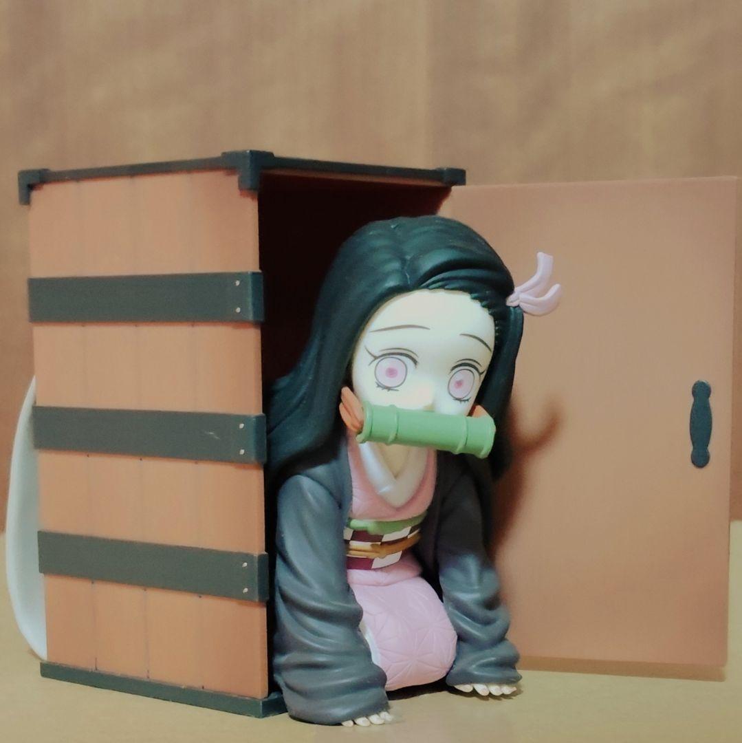 鬼滅の刃　ぽてっとフィギュア　ゆらゆらソーラー　木箱から禰豆子　5体セット