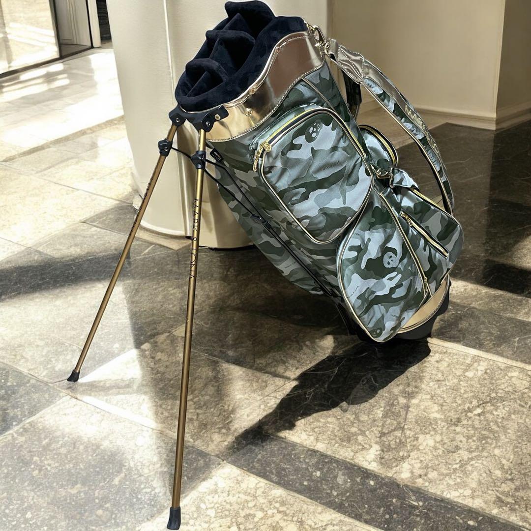 限定 MARK&LONA マーク アンド ロナ キャディバッグ 迷彩 美品