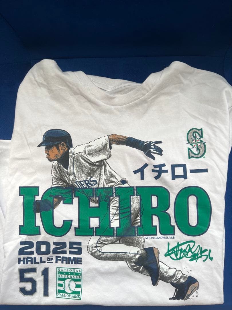 イチロー シアトルマリナーズ 殿堂入り　限定記念Tシャツ&キャップ　セット