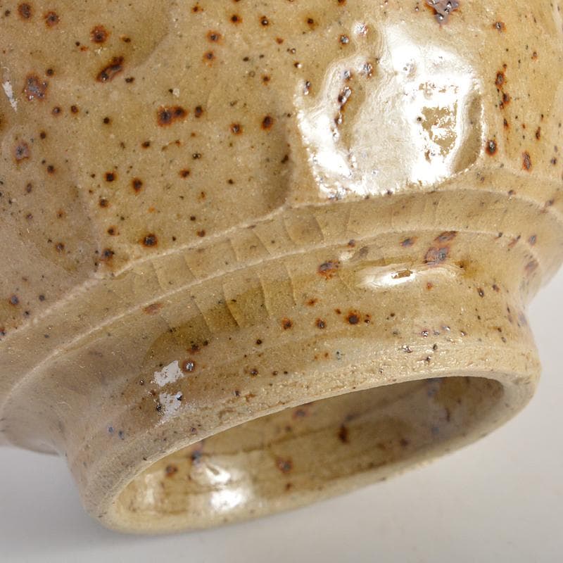 煎茶道具　明石焼　舞子焼　玉露煎茶碗　五客　在銘　時代箱付　V　R6980