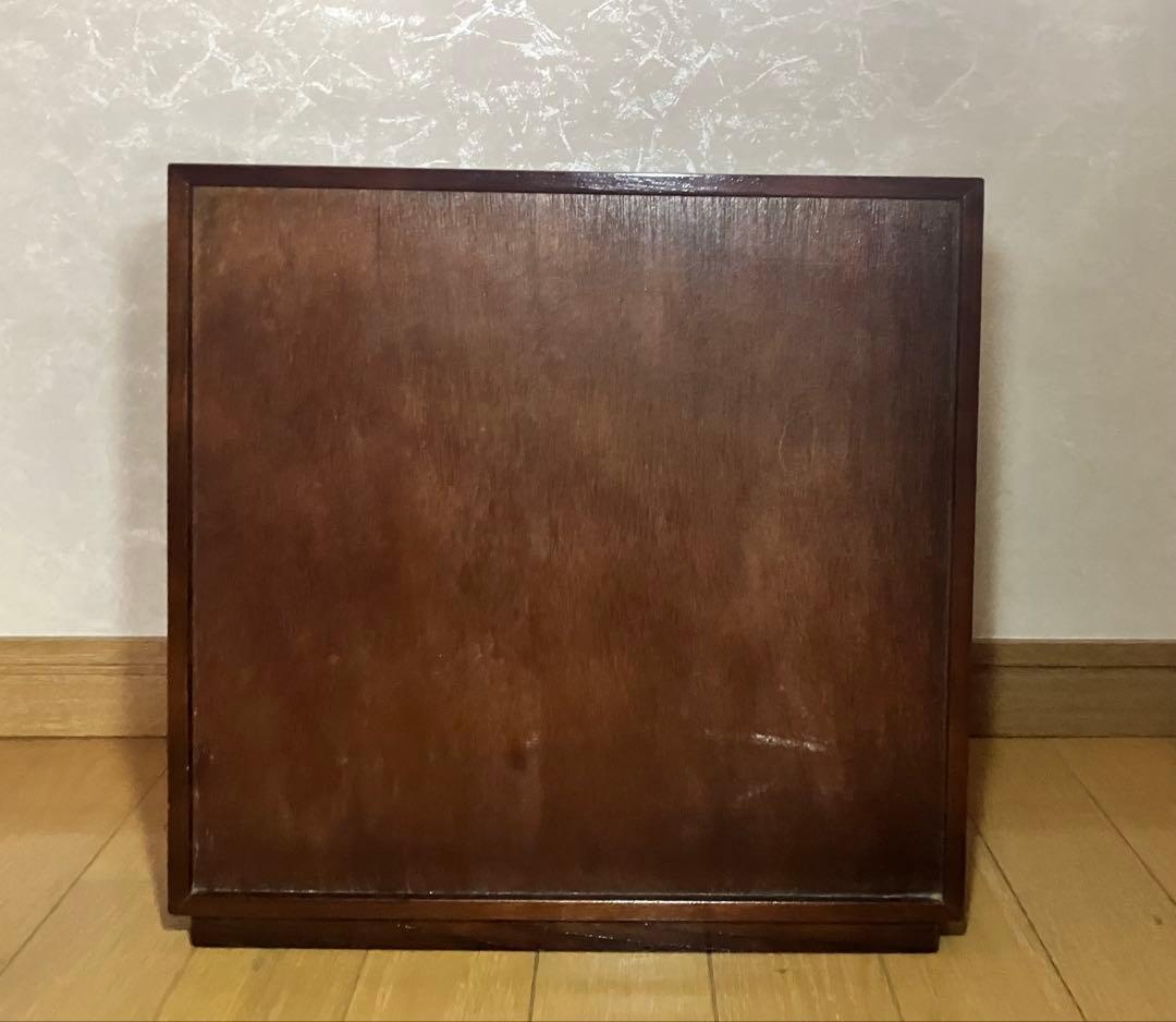 扇子模様の木製箪笥　時代箪笥　民芸箪笥　昭和レトロ　装飾金具　整理箪笥　桐箪笥