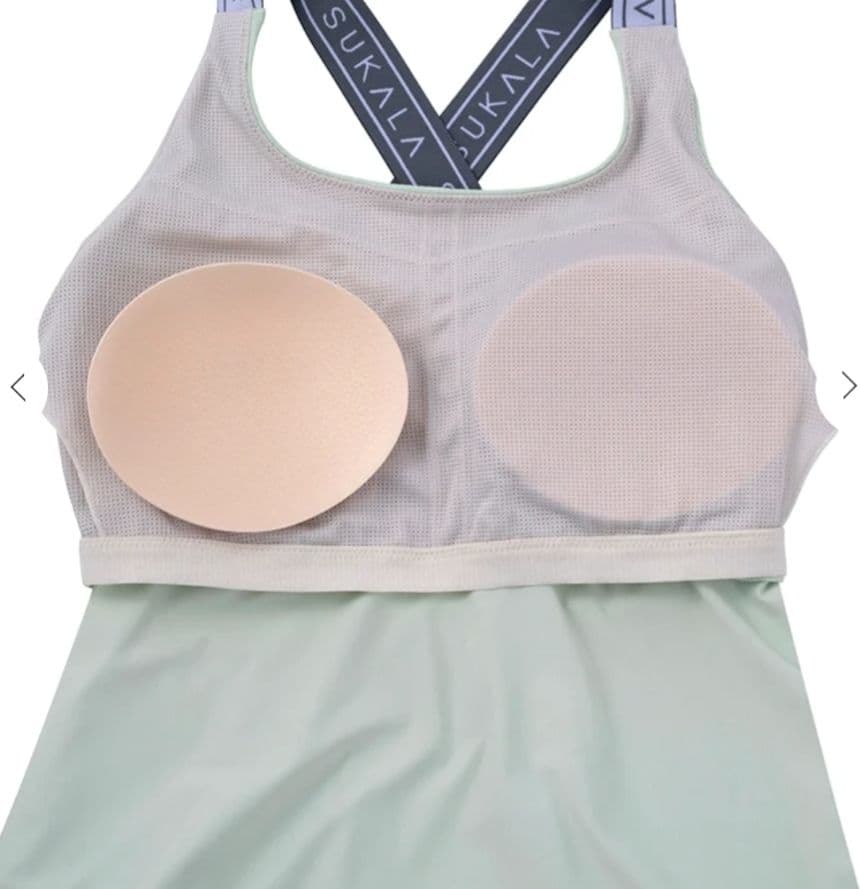 【新品】SUKALA ライトグリーン ベーシックフレアタンクトップ S