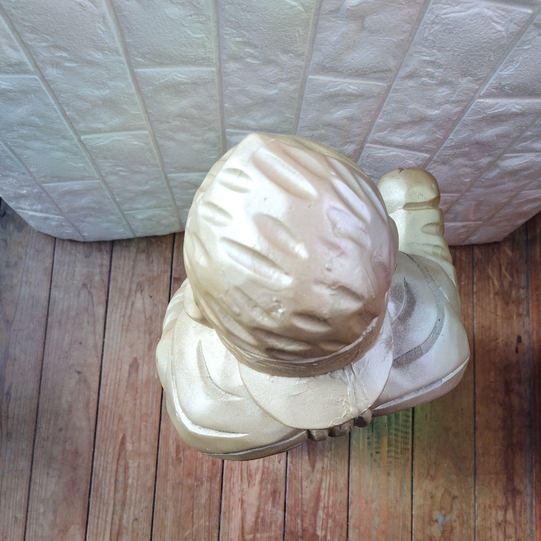 恵比寿 様 木彫り Japanese Wooden Ebisu 彫刻 縁起物