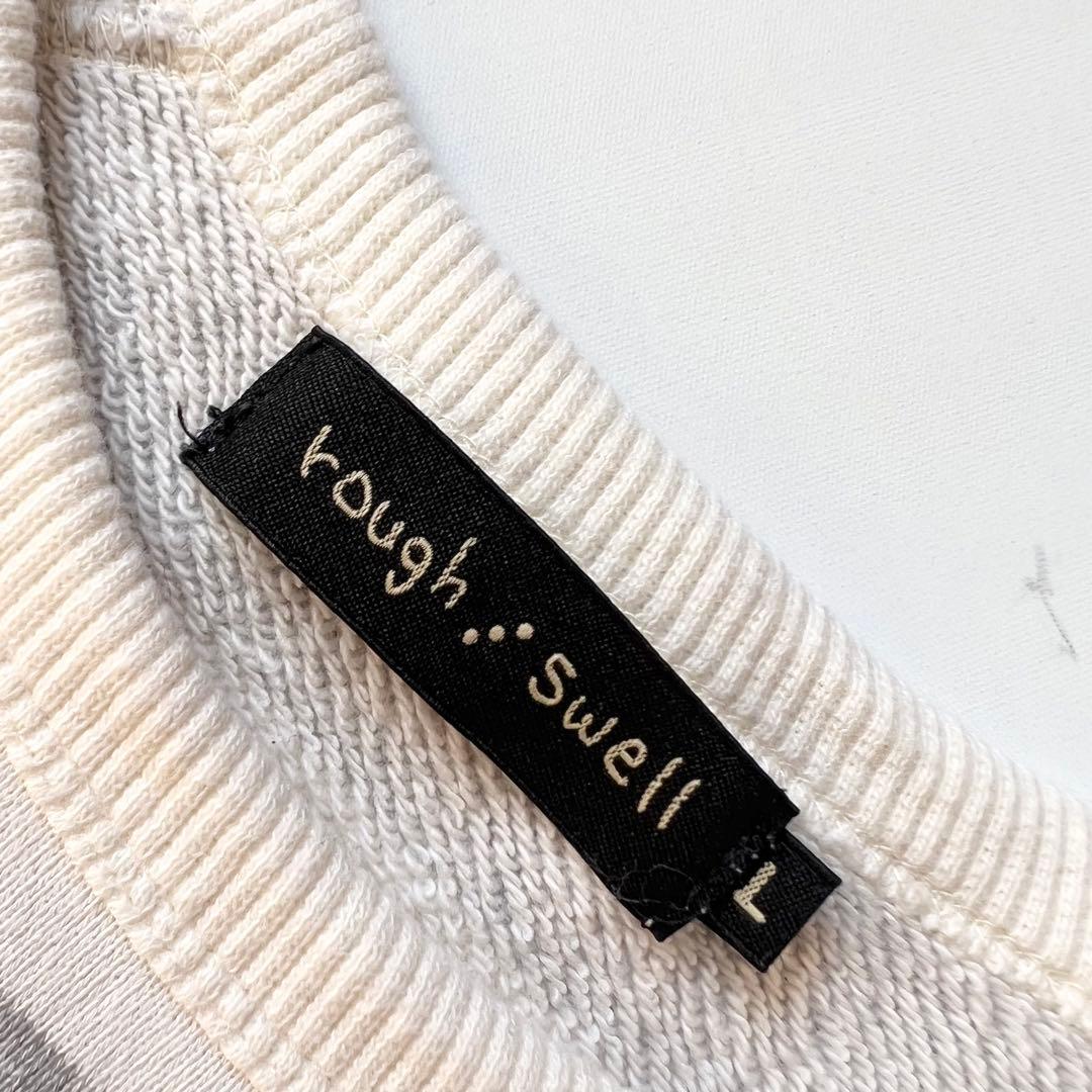 rough&swell ラフアンドスウェル　ボーダー　半袖スウェット　トレーナー