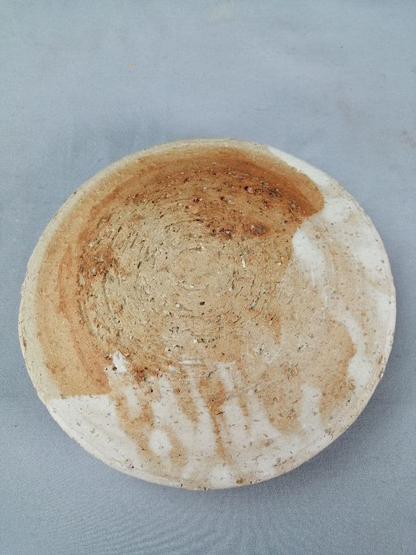 【茶事具】橘正峰造　萩焼耳付き水指　水指413