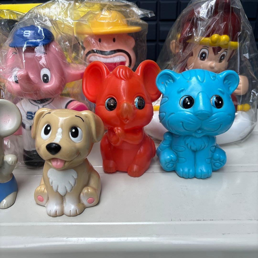 昭和レトロ 希少 レア ソフビ 貯金箱 セット 銀行  JA 12個 セット