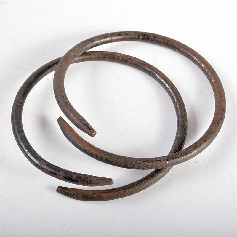 茶道具　人間国宝　釜師　高橋敬典作　平丸筋入釜　鉄釜　共箱　M　R5291B